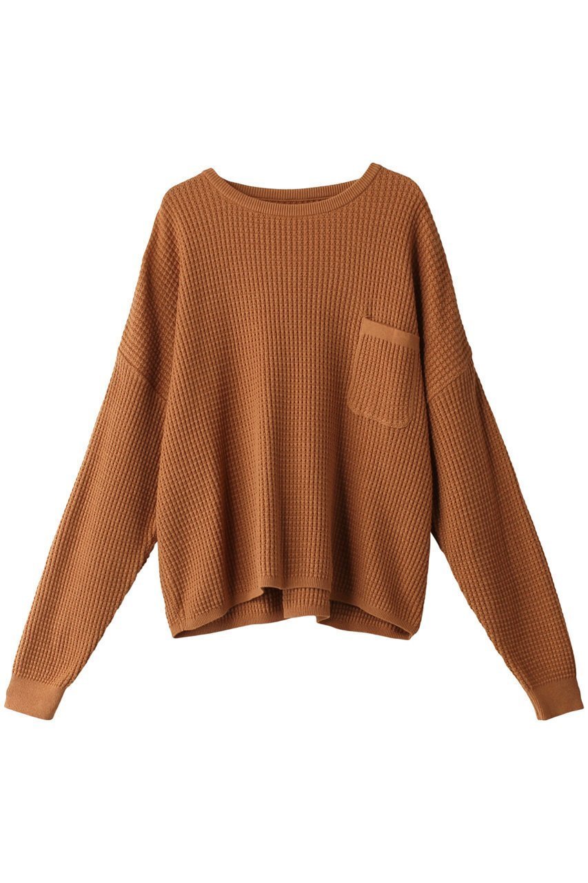 【ネテネ/NETENE】のパフィーニットリラックスプルオーバー インテリア・キッズ・メンズ・レディースファッション・服の通販 founy(ファウニー) 　ファッション　Fashion　レディースファッション　Fashion for Women　トップス・カットソー　Cut & Sew Tops　ニット　Knit Tops & Sweaters　カジュアルプルオーバー・ニットトップス　Pullovers & Knit Tops / Casual Pullovers　スリーブ　Sleeve, Long Sleeve / Short Sleeve　セットアップ　Set-Up, Coordinated Outfit　ロング　Long, Long-Length　ワッフル　Waffle, Waffle Knit　洗える　Machine Washable　アンバー|ID: prp329100003553020 ipo3291000000036844811