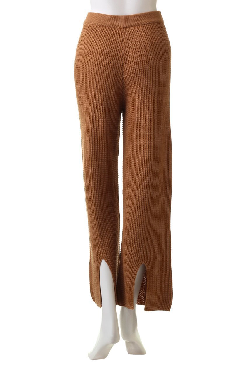 【ネテネ/NETENE】のパフィーニットリラックスパンツ 人気、トレンドファッション・服の通販 founy(ファニー)  ファッション Fashion レディースファッション Fashion for Women パンツ Pants & Trousers おすすめ Recommended / Our Picks カーディガン Cardigan, Knitwear リラックス Relax, Relaxed Fit ロング Long, Long-Length ワッフル Waffle, Waffle Knit other-4|ID: prp329100003553021 ipo3291000000032828600