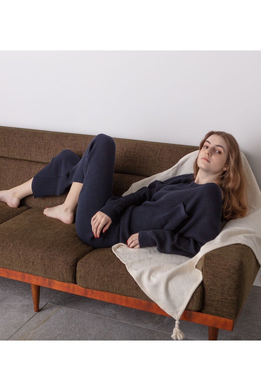 【ネテネ/NETENE】のパフィーニットリラックスパンツ 人気、トレンドファッション・服の通販 founy(ファニー)  ファッション Fashion レディースファッション Fashion for Women パンツ Pants & Trousers おすすめ Recommended / Our Picks カーディガン Cardigan, Knitwear リラックス Relax, Relaxed Fit ロング Long, Long-Length ワッフル Waffle, Waffle Knit other-7|ID: prp329100003553021 ipo3291000000032828603