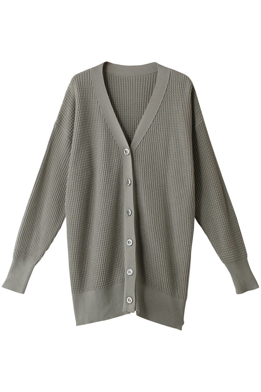 【ネテネ/NETENE】のパフィーニットリラックスカーディガン インテリア・キッズ・メンズ・レディースファッション・服の通販 founy(ファニー) 　ファッション　Fashion　レディースファッション　Fashion for Women　トップス・カットソー　Cut & Sew Tops　ニット　Knit Tops & Sweaters　カーディガン・羽織り　Layered Style Cardigans　カーディガン　Cardigan, Knitwear　スリーブ　Sleeve, Long Sleeve / Short Sleeve　ロング　Long, Long-Length　ワッフル　Waffle, Waffle Knit　定番　Standard, Basic Item　洗える　Machine Washable　オリーブ|ID: prp329100003553022 ipo3291000000032953037