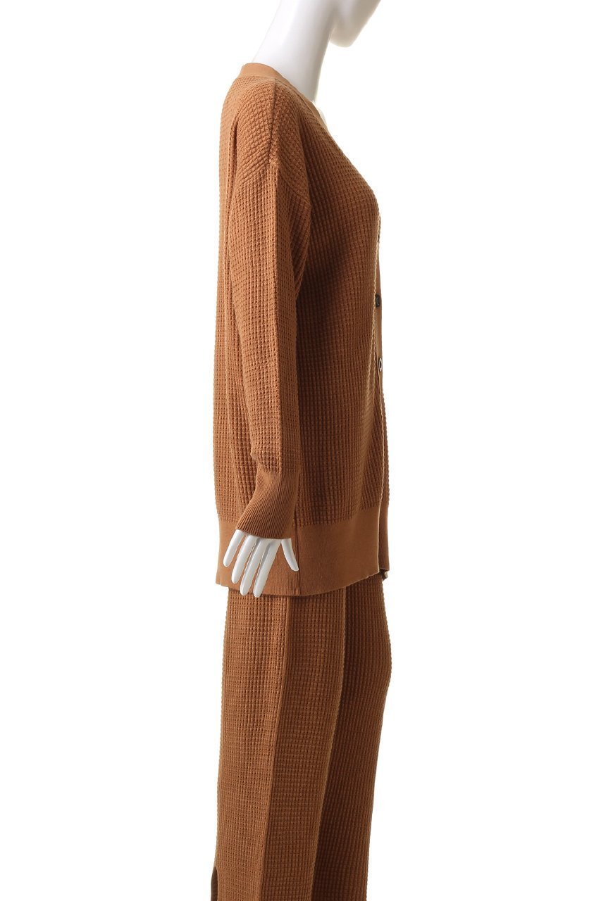【ネテネ/NETENE】のパフィーニットリラックスカーディガン 人気、トレンドファッション・服の通販 founy(ファニー) 　ファッション　Fashion　レディースファッション　Fashion for Women　トップス・カットソー　Cut & Sew Tops　ニット　Knit Tops & Sweaters　カーディガン・羽織り　Layered Style Cardigans　カーディガン　Cardigan, Knitwear　スリーブ　Sleeve, Long Sleeve / Short Sleeve　ロング　Long, Long-Length　ワッフル　Waffle, Waffle Knit　定番　Standard, Basic Item　洗える　Machine Washable　other-3|ID: prp329100003553022 ipo3291000000032953052
