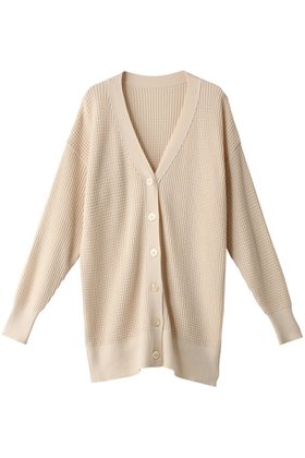 【ネテネ/NETENE】のパフィーニットリラックスカーディガン 人気、トレンドファッション・服の通販 founy(ファニー) ファッション Fashion レディースファッション Fashion for Women トップス・カットソー Cut & Sew Tops ニット Knit Tops & Sweaters カーディガン・羽織り Layered Style Cardigans カーディガン Cardigan, Knitwear スリーブ Sleeve, Long Sleeve / Short Sleeve ロング Long, Long-Length ワッフル Waffle, Waffle Knit 定番 Standard, Basic Item 洗える Machine Washable |ID:prp329100003553022