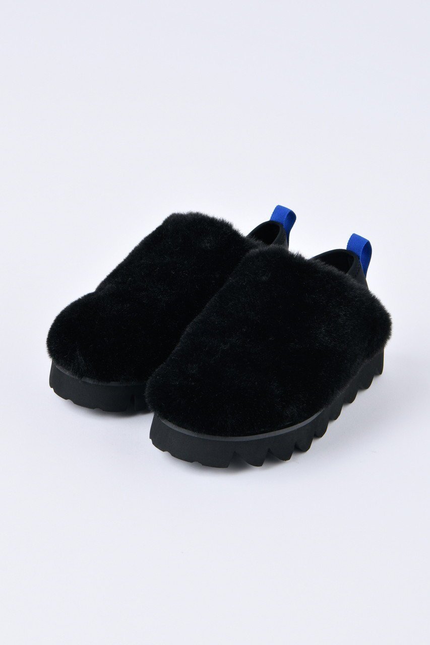 【ナゴンスタンス/nagonstans】のボア シューズ インテリア・キッズ・メンズ・レディースファッション・服の通販 founy(ファニー) 　ファッション　Fashion　レディースファッション　WOMEN　シューズ　Shoes　スリッポン　Slip-Ons　フィット　Fit　フラット　Flat　リラックス　Relax　冬　Winter　Black|ID: prp329100003553034 ipo3291000000023448494