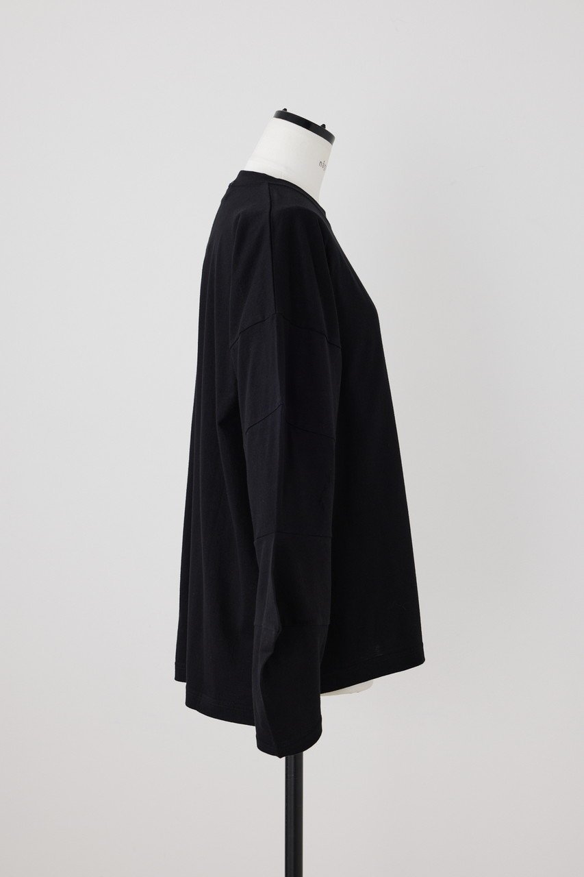 【ナゴンスタンス/nagonstans】のソフト天竺 Panel スリーブ ロンT 人気、トレンドファッション・服の通販 founy(ファニー) 　ファッション　Fashion　レディースファッション　WOMEN　トップス・カットソー　Tops/Tshirt　シャツ/ブラウス　Shirts/Blouses　ロング / Tシャツ　T-Shirts　カットソー　Cut and Sewn　アシンメトリー　Asymmetry　スリーブ　Sleeve　ロング　Long　other-4|ID: prp329100003553038 ipo3291000000031398820