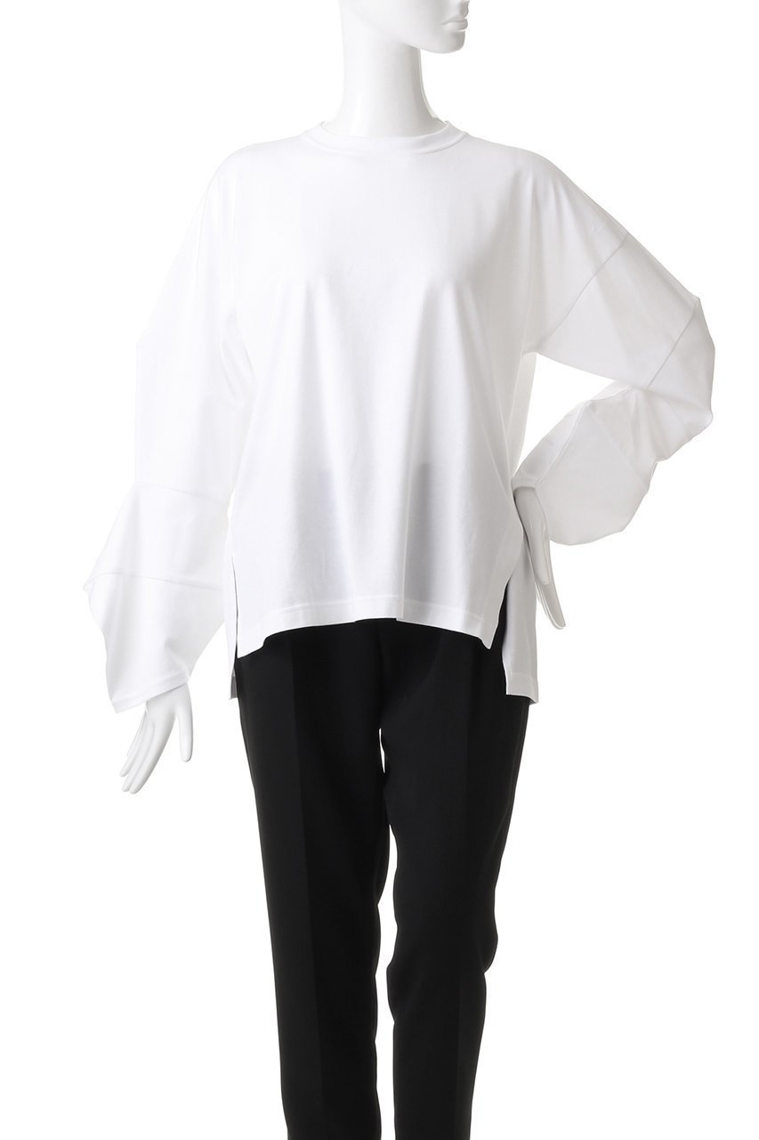 【ナゴンスタンス/nagonstans】のCO天竺 Panel スリーブ ロンT 人気、トレンドファッション・服の通販 founy(ファニー) ファッション Fashion レディースファッション Fashion for Women トップス・カットソー Cut & Sew Tops シャツ・ブラウス・オフィスカジュアル Elegant Blouses & Button-Ups ロングTシャツ・Tシャツ Longline T-Shirts & Tees カットソー・ベーシックTシャツ Cut-and-Sewn Tops / Stretch Tees & Basics アシンメトリー Asymmetrical Style スリーブ Sleeve, Long Sleeve / Short Sleeve ロング Long, Long-Length other-2|ID: prp329100003553039 ipo3291000000032846229