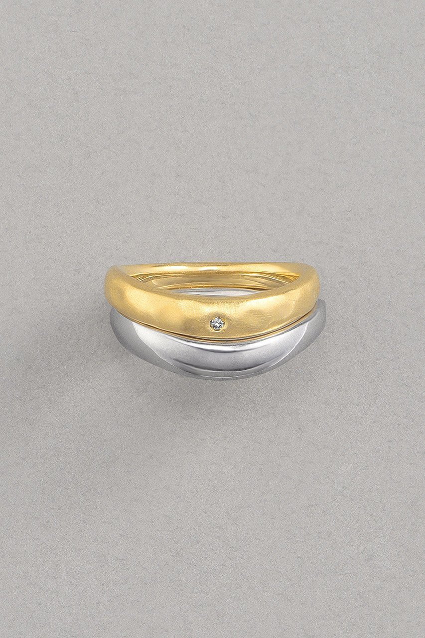 【プラス ヴァンドーム/Plus Vendome】のPLUSV ブラウンダイヤモンド リングセット 人気、トレンドファッション・服の通販 founy(ファニー) 　ファッション　Fashion　レディースファッション　Fashion for Women　ジュエリー　Jewelry　コーティング　Coating, Coated Finish　シンプル　Simple, Minimal　ダイヤモンド　Diamond, Brilliant Cut　メタル　Metal, Metal Parts　other-2|ID: prp329100003555085 ipo3291000000035579542