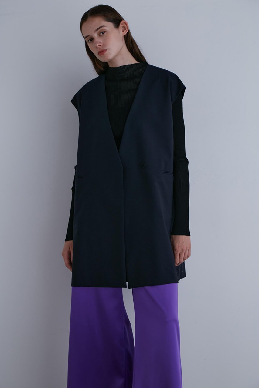 【ル フィル/LE PHIL】のドライウールジレ 人気、トレンドファッション・服の通販 founy(ファニー) 　ファッション　Fashion　レディースファッション　Fashion for Women　アウター　Coat / Outerwear Collection　レディースジャケット・軽アウター　Jackets　ジャケット　Jacket, Outerwear　センター　Center, Center Line　ベスト　Vest, Waistcoat　リラックス　Relax, Relaxed Fit　other-2|ID: prp329100003555133 ipo3291000000035923529