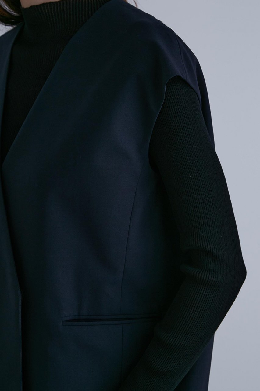 【ル フィル/LE PHIL】のドライウールジレ 人気、トレンドファッション・服の通販 founy(ファニー) 　ファッション　Fashion　レディースファッション　Fashion for Women　アウター　Coat / Outerwear Collection　レディースジャケット・軽アウター　Jackets　ジャケット　Jacket, Outerwear　センター　Center, Center Line　ベスト　Vest, Waistcoat　リラックス　Relax, Relaxed Fit　other-6|ID: prp329100003555133 ipo3291000000035923533