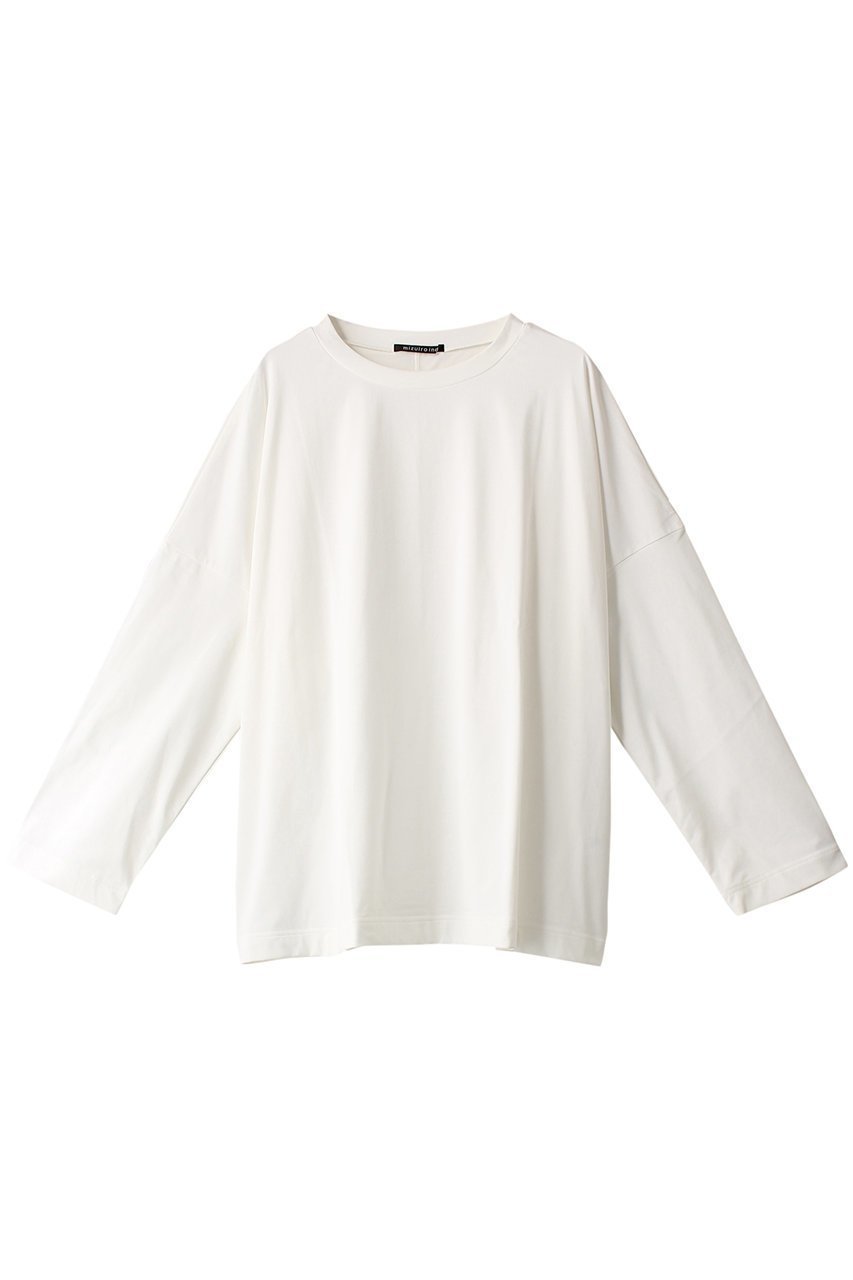 【ミズイロ インド/mizuiro ind】のcrew neck wide T Tシャツ 人気、トレンドファッション・服の通販 founy(ファニー) 　ファッション　Fashion　レディースファッション　WOMEN　トップス・カットソー　Tops/Tshirt　シャツ/ブラウス　Shirts/Blouses　ロング / Tシャツ　T-Shirts　カットソー　Cut and Sewn　カットソー　Cut And Sew　シンプル　Simple　スリーブ　Sleeve　トレーナー　Trainer　ロング　Long　 other-1|ID: prp329100003557989 ipo3291000000028403955