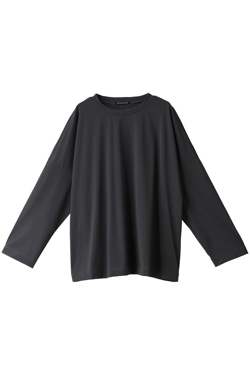 【ミズイロ インド/mizuiro ind】のcrew neck wide T Tシャツ インテリア・キッズ・メンズ・レディースファッション・服の通販 founy(ファニー) 　ファッション　Fashion　レディースファッション　WOMEN　トップス・カットソー　Tops/Tshirt　シャツ/ブラウス　Shirts/Blouses　ロング / Tシャツ　T-Shirts　カットソー　Cut and Sewn　カットソー　Cut And Sew　シンプル　Simple　スリーブ　Sleeve　トレーナー　Trainer　ロング　Long　c.gray|ID: prp329100003557989 ipo3291000000028403958