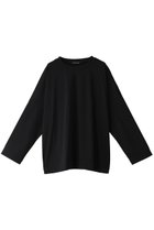 【ミズイロ インド/mizuiro ind】のcrew neck wide T Tシャツ 人気、トレンドファッション・服の通販 founy(ファニー) ファッション Fashion レディースファッション WOMEN トップス・カットソー Tops/Tshirt シャツ/ブラウス Shirts/Blouses ロング / Tシャツ T-Shirts カットソー Cut and Sewn カットソー Cut And Sew シンプル Simple スリーブ Sleeve トレーナー Trainer ロング Long thumbnail black|ID: prp329100003557989 ipo3291000000028403959