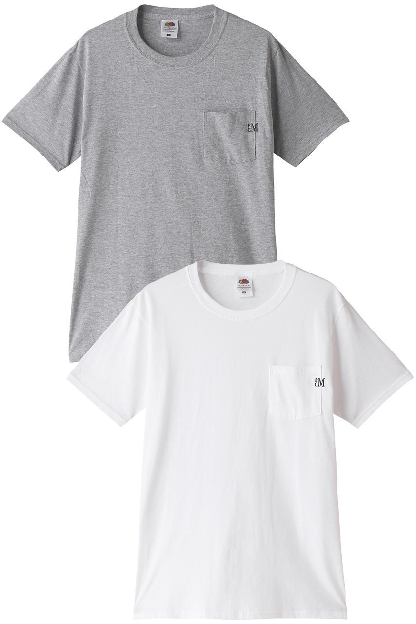 【パロットキャンバス/PARROTT CANVAS】の【FRUIT OF THE LOOM】フェイバリット ポケット Tシャツ(2PACK) 人気、トレンドファッション・服の通販 founy(ファニー) 　ファッション　Fashion　レディースファッション　WOMEN　トップス・カットソー　Tops/Tshirt　シャツ/ブラウス　Shirts/Blouses　ロング / Tシャツ　T-Shirts　カットソー　Cut and Sewn　アメリカン　American　ショート　Short　スリーブ　Sleeve　ポケット　Pocket　定番　Standard　 other-1|ID: prp329100003558078 ipo3291000000026969900