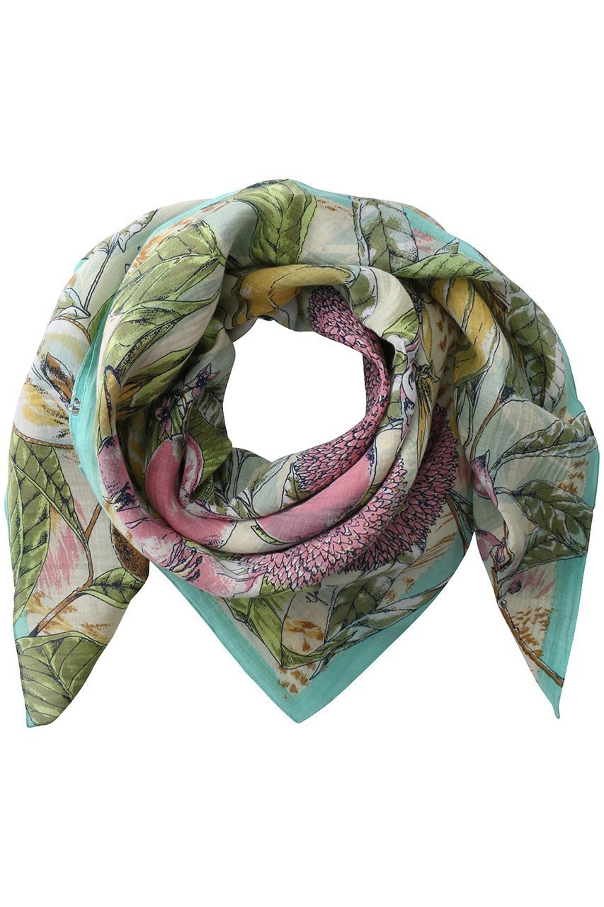 【マニプリ/manipuri】のインドストール(120×120) インテリア・キッズ・メンズ・レディースファッション・服の通販 founy(ファニー) 　ファッション　Fashion　レディースファッション　Fashion for Women　ストール　Soft & Warm Scarves　マフラー・スヌード / 冬小物の定番　Scarves & Mufflers　インド　Indian Textile　シルク　Silk, 100% Silk　ストール　Stole, Wrap　プリント　Print, Printed Pattern　マフラー　Scarf, Muffler　夏　Summer　グリーン(コラージュジャングルフルーツ)|ID: prp329100003558114 ipo3291000000032801681