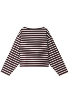 【オールド イングランド/OLD ENGLAND】のコットンボーダー L/S プルオーバー 人気、トレンドファッション・服の通販 founy(ファニー) ファッション Fashion レディースファッション WOMEN トップス・カットソー Tops/Tshirt シャツ/ブラウス Shirts/Blouses ロング / Tシャツ T-Shirts プルオーバー Pullover カットソー Cut and Sewn ショート Short スリーブ Sleeve トレンド Trend バランス Balance ボーダー Border ロング Long thumbnail オフ×ボルドー|ID: prp329100003559599 ipo3291000000029975055