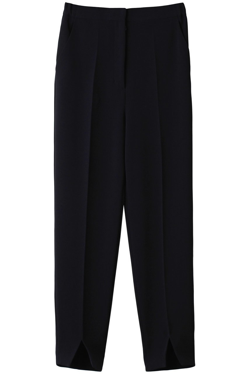 【エムダブリュー/MW】のトリアセテート スリムスリット パンツ インテリア・キッズ・メンズ・レディースファッション・服の通販 founy(ファニー) 　ファッション　Fashion　レディースファッション　Fashion for Women　パンツ　Pants & Trousers　スリット　Slit, Slit Detail　スリム　Slim, Slim Fit　セットアップ　Set-Up, Coordinated Outfit　ペプラム　Peplum, Flared Hem　ダークネイビー|ID: prp329100003559610 ipo3291000000032928558