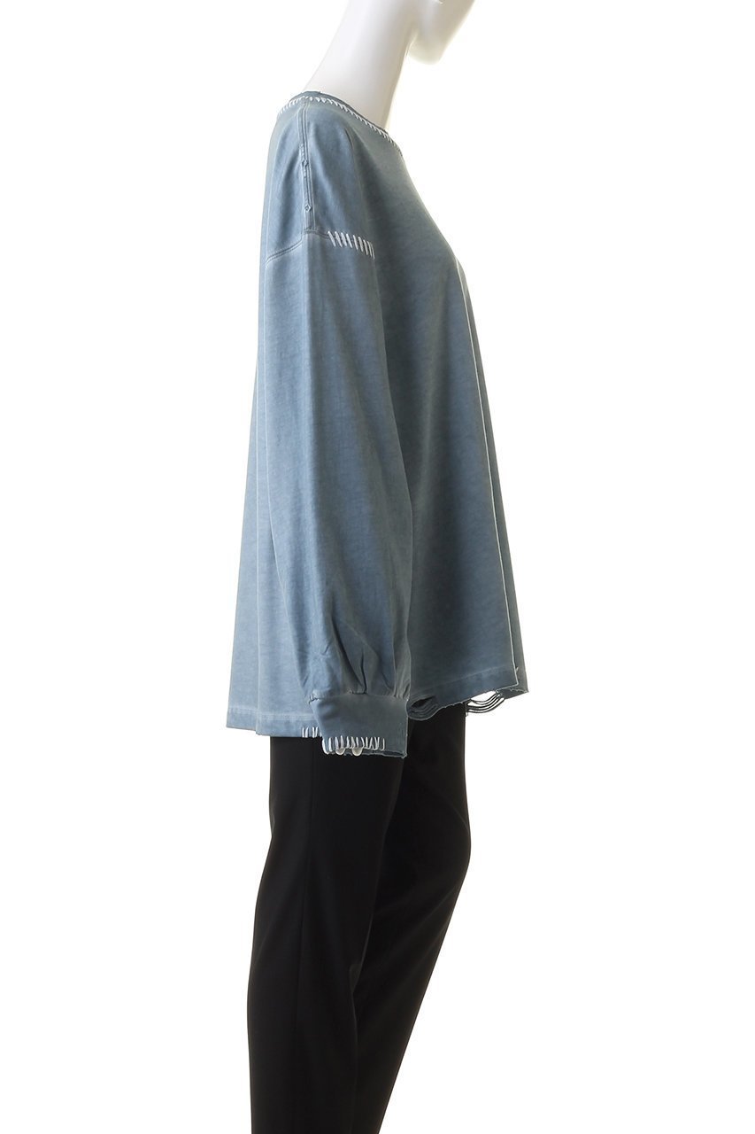 【メゾンスペシャル/MAISON SPECIAL】のオーバーダイエンブロイダリーダメージプライムオーバークルーL/S 人気、トレンドファッション・服の通販 founy(ファニー) 　ファッション　Fashion　レディースファッション　WOMEN　トップス・カットソー　Tops/Tshirt　シャツ/ブラウス　Shirts/Blouses　ロング / Tシャツ　T-Shirts　カットソー　Cut and Sewn　スリーブ　Sleeve　ダメージ　Damage　ブリーチ　Bleach　ランダム　Random　ロング　Long　other-3|ID: prp329100003559621 ipo3291000000031401113