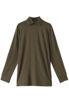 【ミズイロ インド/mizuiro ind】のshirt collar high neck P/O プルオーバー khaki|ID:prp329100003559630