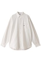 【パロットキャンバス/PARROTT CANVAS】のPCM ボタンダウンツイルシャツ 人気、トレンドファッション・服の通販 founy(ファニー) ファッション Fashion レディースファッション WOMEN トップス・カットソー Tops/Tshirt シャツ/ブラウス Shirts/Blouses キャップ Cap スリーブ Sleeve ビッグ Big ファブリック Fabric マニッシュ Mannish モチーフ Motif ロング Long NEW・新作・新着・新入荷 New Arrivals thumbnail ホワイト|ID: prp329100003561718 ipo3291000000028553308