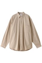 【パロットキャンバス/PARROTT CANVAS】のPCM ボタンダウンツイルシャツ 人気、トレンドファッション・服の通販 founy(ファニー) ファッション Fashion レディースファッション WOMEN トップス・カットソー Tops/Tshirt シャツ/ブラウス Shirts/Blouses キャップ Cap スリーブ Sleeve ビッグ Big ファブリック Fabric マニッシュ Mannish モチーフ Motif ロング Long NEW・新作・新着・新入荷 New Arrivals thumbnail ベージュ|ID: prp329100003561718 ipo3291000000028553309