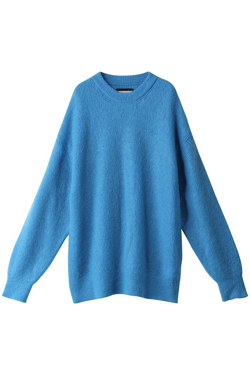 【メゾンスペシャル/MAISON SPECIAL】の【UNISEX】IGEA SUPER KIDMOHAIR プライムオーバークルーネックPO インテリア・キッズ・メンズ・レディースファッション・服の通販 founy(ファニー) 　ファッション　Fashion　レディースファッション　WOMEN　トップス・カットソー　Tops/Tshirt　ニット　Knit Tops　プルオーバー　Pullover　ユニセックス　Unisex　ショルダー　Shoulder　シンプル　Simple　ドロップ　Drop　モヘア　Mohair　BLU(ブルー)|ID: prp329100003561729 ipo3291000000026727924