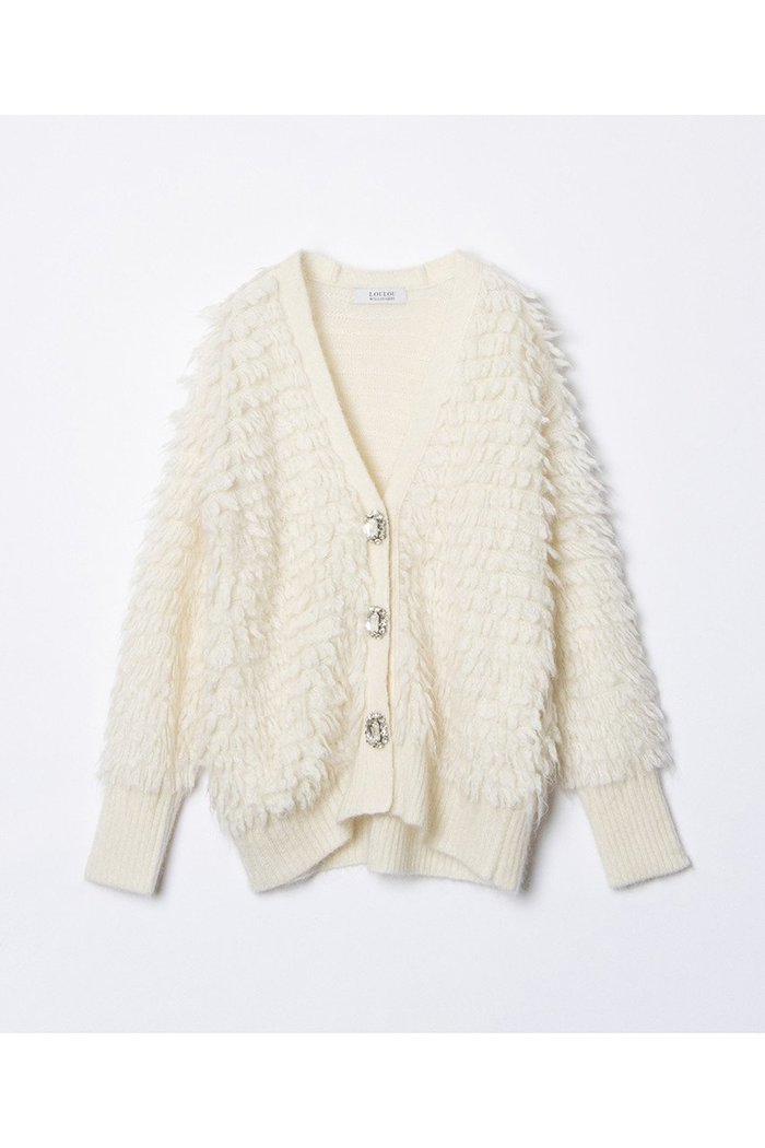 【アルアバイル/allureville】の【LOULOU WILLOUGHBY】トイプードルカーディガン インテリア・キッズ・メンズ・レディースファッション・服の通販 founy(ファニー) https://founy.com/ ファッション Fashion レディースファッション WOMEN トップス・カットソー Tops/Tshirt ニット Knit Tops カーディガン Cardigans おすすめ Recommend カーディガン Cardigan クリスタル Crystal ビジュー Bijou モヘア Mohair ループ Loop 冬 Winter |ID: prp329100003561734 ipo3291000000030032938