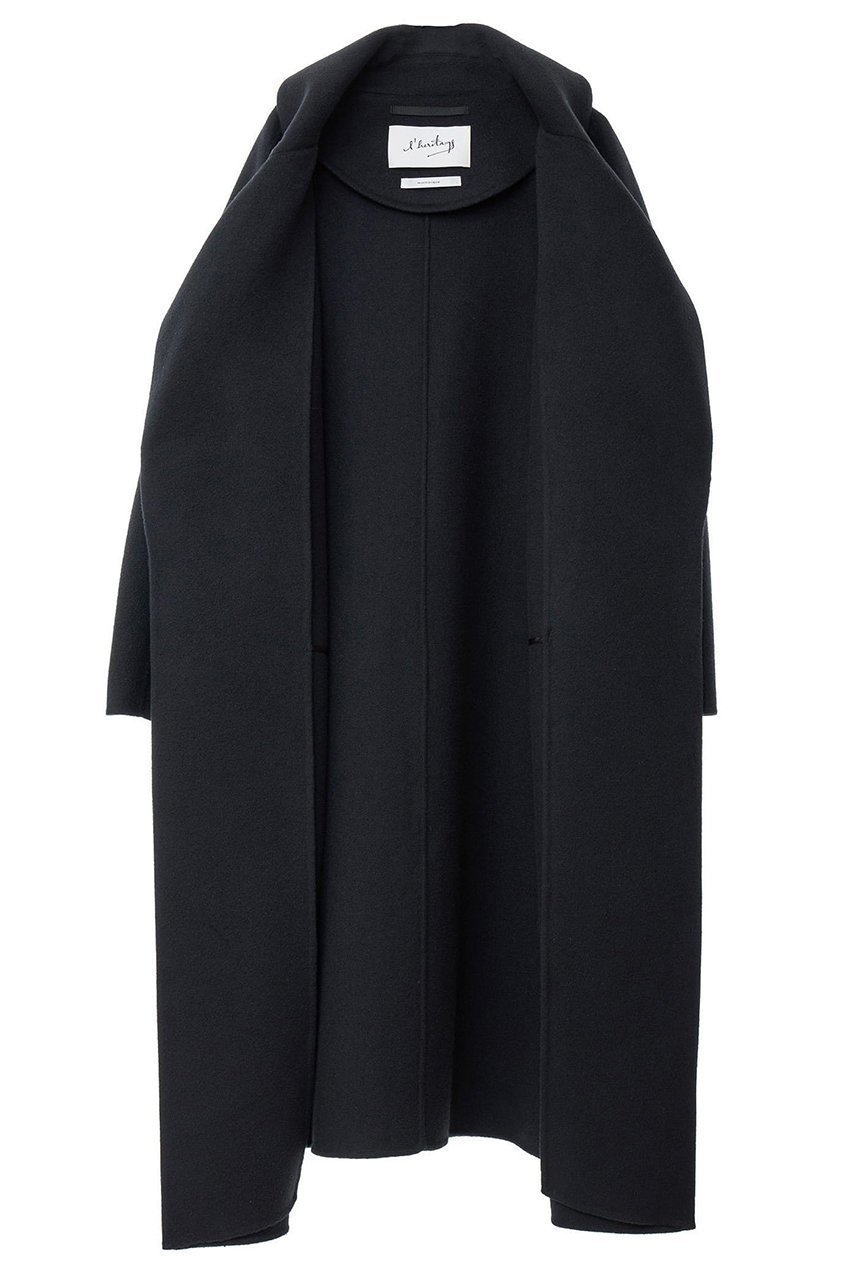 【マルティニーク/martinique】の【l heritage martinique】ウールカシミアリバーガウンコート 人気、トレンドファッション・服の通販 founy(ファニー) 　ファッション　Fashion　レディースファッション　Fashion for Women　アウター　Coat / Outerwear Collection　コート・ロングコート・ピーコート　Long Coats, Peacoats & More　おすすめ　Recommended / Our Picks　ガウン　Gown, Robe　クラシック　Classic, Timeless Style　フォルム　Silhouette, Form　リュクス　Luxury, Elegant, High-End, Chic　ロング　Long, Long-Length　冬　Winter / This Winter　定番　Standard, Basic Item　other-3|ID: prp329100003561757 ipo3291000000036408551