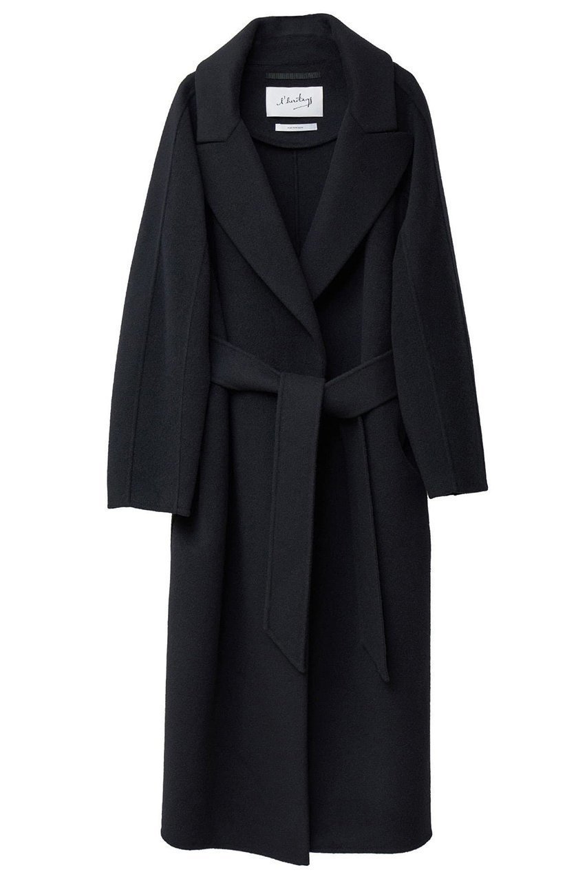 【マルティニーク/martinique】の【l heritage martinique】ウールカシミアリバーガウンコート 人気、トレンドファッション・服の通販 founy(ファニー) 　ファッション　Fashion　レディースファッション　Fashion for Women　アウター　Coat / Outerwear Collection　コート・ロングコート・ピーコート　Long Coats, Peacoats & More　おすすめ　Recommended / Our Picks　ガウン　Gown, Robe　クラシック　Classic, Timeless Style　フォルム　Silhouette, Form　リュクス　Luxury, Elegant, High-End, Chic　ロング　Long, Long-Length　冬　Winter / This Winter　定番　Standard, Basic Item　other-4|ID: prp329100003561757 ipo3291000000036408552