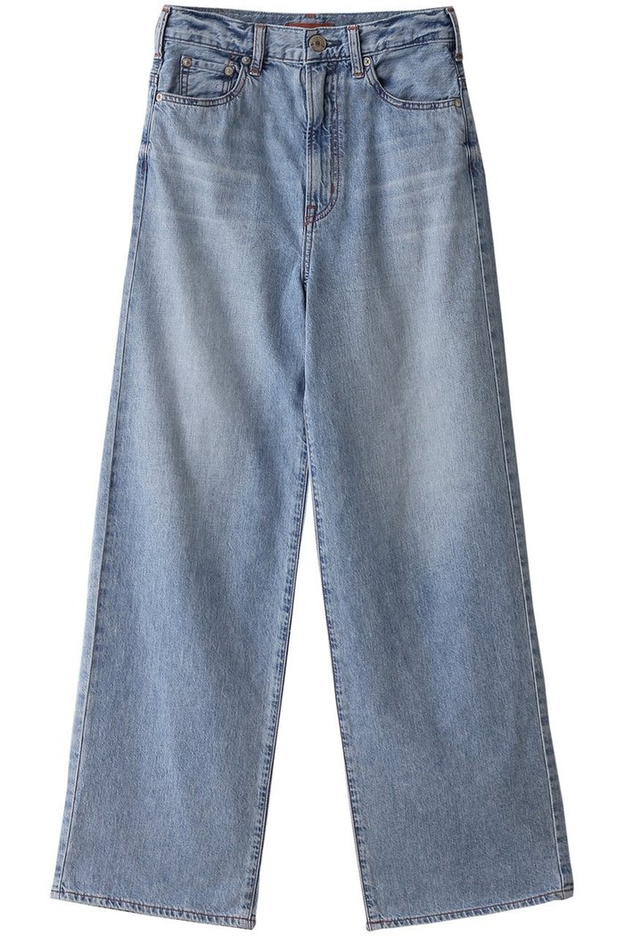【ニードバイ ヘリテイジ/NEEDBY heritage】のLUNA ワイドストレートデニムパンツ インテリア・キッズ・メンズ・レディースファッション・服の通販 founy(ファニー) https://founy.com/ ファッション Fashion レディースファッション Fashion for Women パンツ Pants & Trousers デニムパンツ・ジーンズ・美脚デニム Denim Jeans & Pants ストレート Straight, Straight Cut デニム Denim, Jeans Material フィット Fit, Slim Fit ワイド Wide, Wide Fit 夏 Summer 春 Spring S/S・春夏 SS, Spring/Summer, Warm Season |ID: prp329100003563950 ipo3291000000032931445