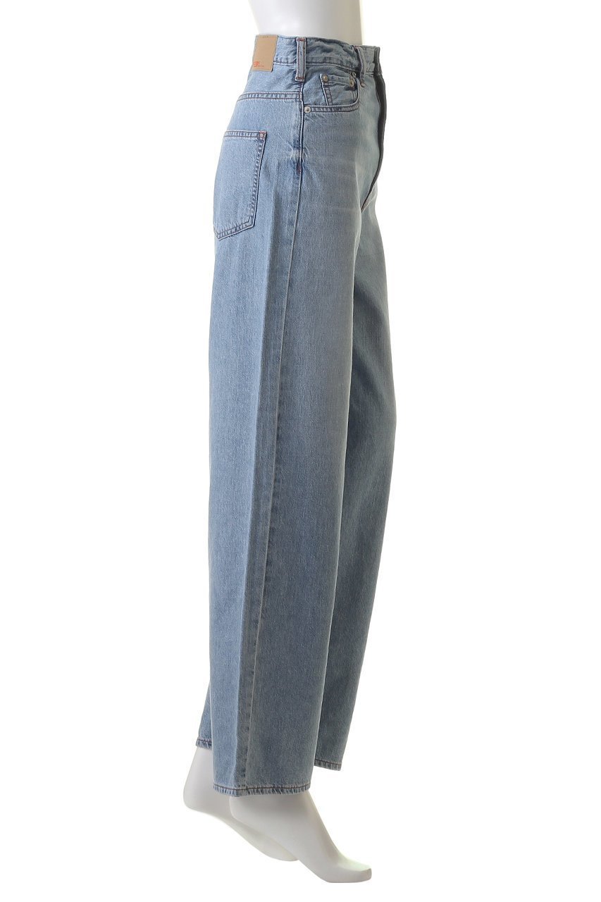 【ニードバイ ヘリテイジ/NEEDBY heritage】のLUNA ワイドストレートデニムパンツ 人気、トレンドファッション・服の通販 founy(ファニー) 　ファッション　Fashion　レディースファッション　Fashion for Women　パンツ　Pants & Trousers　デニムパンツ・ジーンズ・美脚デニム　Denim Jeans & Pants　ストレート　Straight, Straight Cut　デニム　Denim, Jeans Material　フィット　Fit, Slim Fit　ワイド　Wide, Wide Fit　夏　Summer　春　Spring　S/S・春夏　SS, Spring/Summer, Warm Season　other-3|ID: prp329100003563950 ipo3291000000032931471