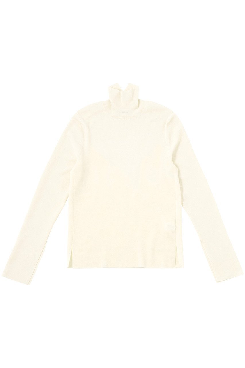 【ザ ストア バイ シー/THE STORE by C】のベーシックタートルネックプルオーバー インテリア・キッズ・メンズ・レディースファッション・服の通販 founy(ファニー) ファッション Fashion レディースファッション Fashion for Women トップス・カットソー Cut & Sew Tops ニット Knit Tops & Sweaters カジュアルプルオーバー・ニットトップス Pullovers & Knit Tops / Casual Pullovers タートルネック・ハイネックトップス Turtlenecks & High-Neck Tops スリット Slit, Slit Detail 定番 Standard, Basic Item A/W・秋冬 Autumn/Winter オフホワイト|ID: prp329100003564002 ipo3291000000032955010