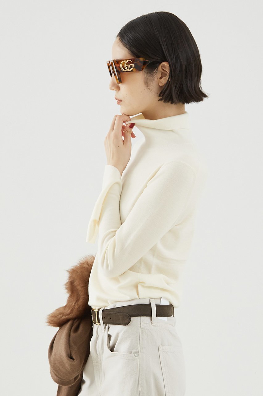 【ザ ストア バイ シー/THE STORE by C】のベーシックタートルネックプルオーバー 人気、トレンドファッション・服の通販 founy(ファニー) 　ファッション　Fashion　レディースファッション　Fashion for Women　トップス・カットソー　Cut & Sew Tops　ニット　Knit Tops & Sweaters　カジュアルプルオーバー・ニットトップス　Pullovers & Knit Tops / Casual Pullovers　タートルネック・ハイネックトップス　Turtlenecks & High-Neck Tops　スリット　Slit, Slit Detail　定番　Standard, Basic Item　A/W・秋冬　Autumn/Winter　other-6|ID: prp329100003564002 ipo3291000000036098857