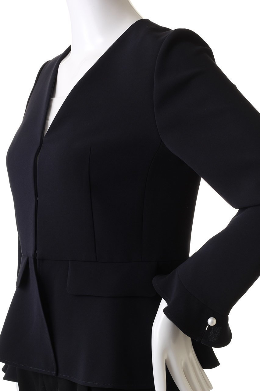 【エムダブリュー/MW】のトリアセテート Vネック ジャケット 人気、トレンドファッション・服の通販 founy(ファニー) 　ファッション　Fashion　レディースファッション　Fashion for Women　アウター　Coat / Outerwear Collection　レディースジャケット・軽アウター　Jackets　ジャケット　Jacket, Outerwear　フレア　Flare, Flared　other-5|ID: prp329100003564019 ipo3291000000032912959