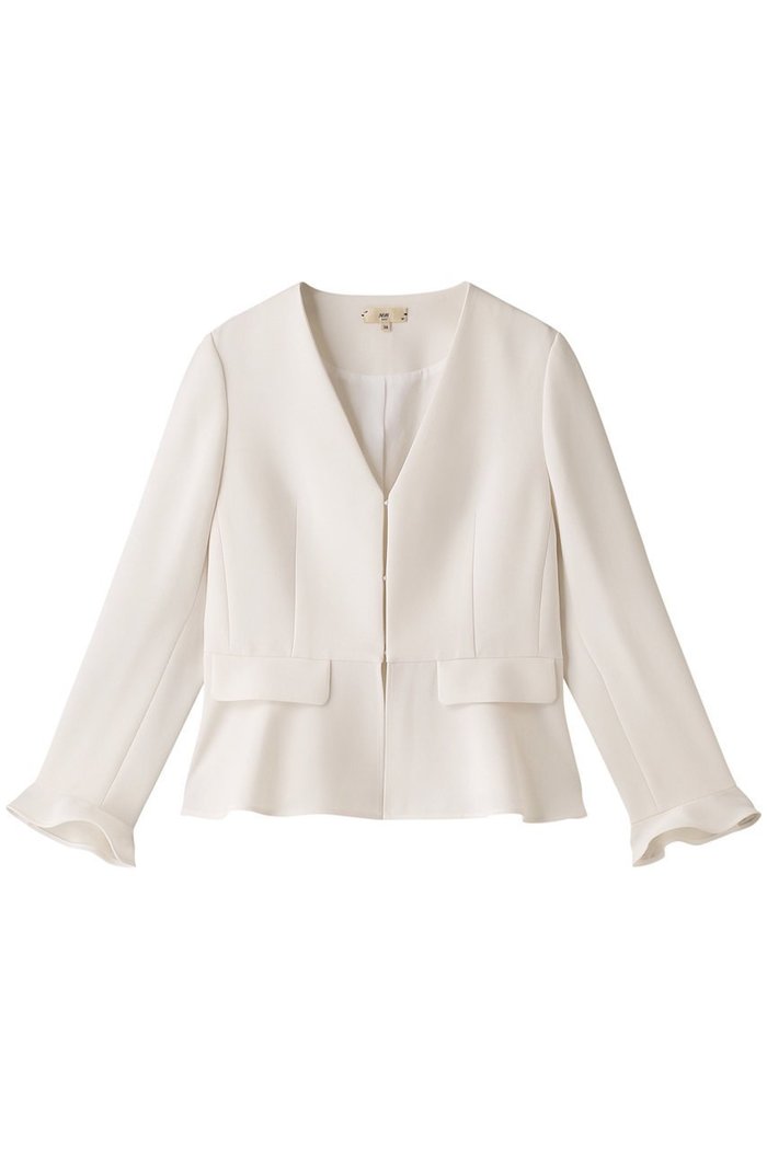 【エムダブリュー/MW】のトリアセテート Vネック ジャケット インテリア・キッズ・メンズ・レディースファッション・服の通販 founy(ファニー) https://founy.com/ ファッション Fashion レディースファッション Fashion for Women アウター Coat / Outerwear Collection レディースジャケット・軽アウター Jackets ジャケット Jacket, Outerwear フレア Flare, Flared |ID: prp329100003564019 ipo3291000000036758628