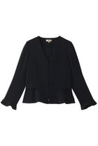 【エムダブリュー/MW】のトリアセテート Vネック ジャケット 人気、トレンドファッション・服の通販 founy(ファニー) ファッション Fashion レディースファッション Fashion for Women アウター Coat / Outerwear Collection レディースジャケット・軽アウター Jackets ジャケット Jacket, Outerwear フレア Flare, Flared thumbnail ダークネイビー|ID: prp329100003564019 ipo3291000000036758630