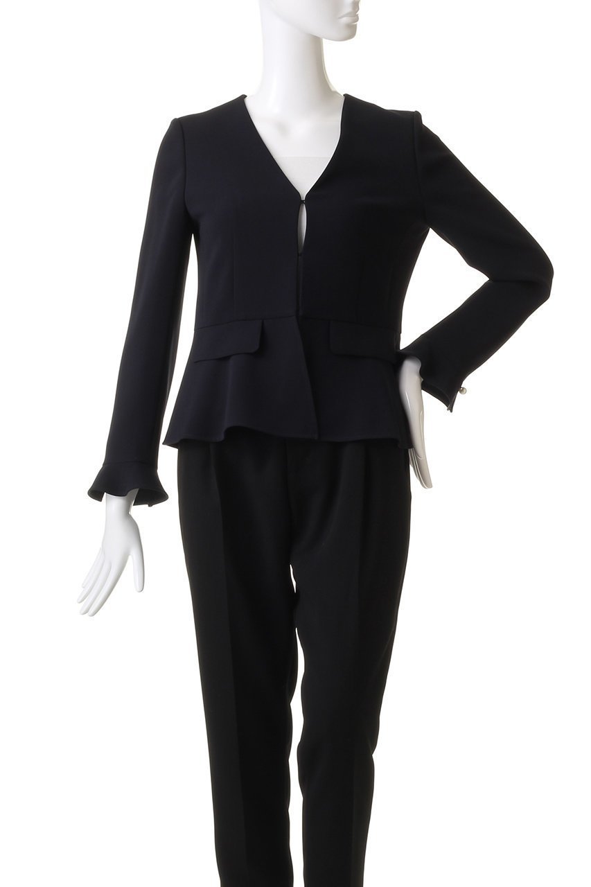 【エムダブリュー/MW】のトリアセテート Vネック ジャケット 人気、トレンドファッション・服の通販 founy(ファニー) 　ファッション　Fashion　レディースファッション　Fashion for Women　アウター　Coat / Outerwear Collection　レディースジャケット・軽アウター　Jackets　ジャケット　Jacket, Outerwear　フレア　Flare, Flared　other-2|ID: prp329100003564019 ipo3291000000036811994