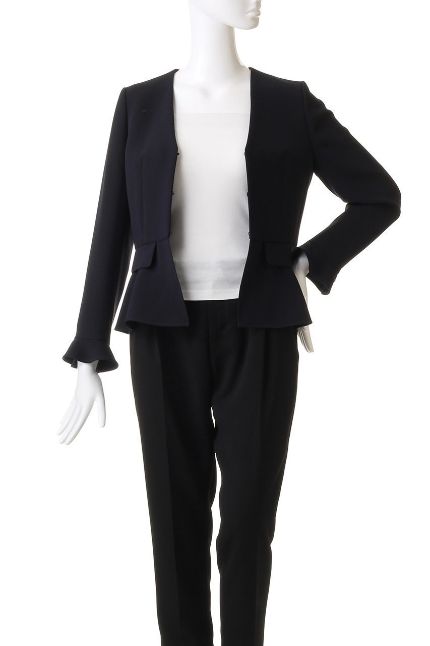 【エムダブリュー/MW】のトリアセテート Vネック ジャケット 人気、トレンドファッション・服の通販 founy(ファニー) 　ファッション　Fashion　レディースファッション　Fashion for Women　アウター　Coat / Outerwear Collection　レディースジャケット・軽アウター　Jackets　ジャケット　Jacket, Outerwear　フレア　Flare, Flared　other-7|ID: prp329100003564019 ipo3291000000036812007