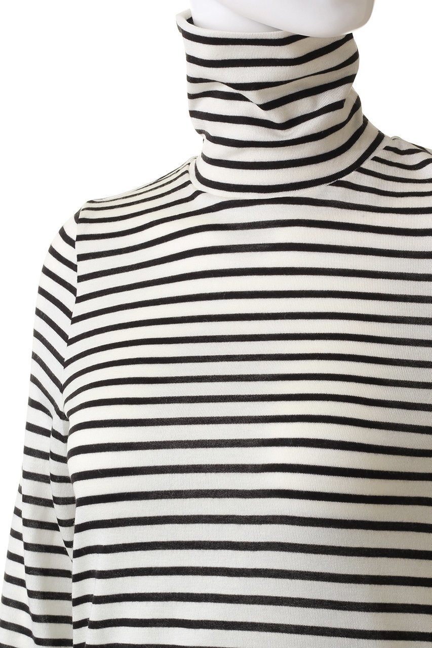 【アルアバイル/allureville】のウールボーダータートルプルオーバー 人気、トレンドファッション・服の通販 founy(ファニー) 　ファッション　Fashion　レディースファッション　WOMEN　トップス・カットソー　Tops/Tshirt　シャツ/ブラウス　Shirts/Blouses　ロング / Tシャツ　T-Shirts　プルオーバー　Pullover　カットソー　Cut and Sewn　インナー　Inner　シンプル　Simple　スリーブ　Sleeve　タートルネック　Turtleneck　ロング　Long　A/W・秋冬　Aw・Autumn/Winter・Fw・Fall-Winter　other-5|ID: prp329100003624144 ipo3291000000031395774