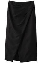 【エステータ/esteta】のウールシルクダブルクロス スカート 人気、トレンドファッション・服の通販 founy(ファニー) ファッション Fashion レディースファッション WOMEN スカート Skirt ロングスカート Long Skirt エアリー Airy シルク Silk ドレープ Drape ラグジュアリー Luxury ラップ Wrap ロング Long thumbnail ブラック|ID: prp329100003624169 ipo3291000000023822041