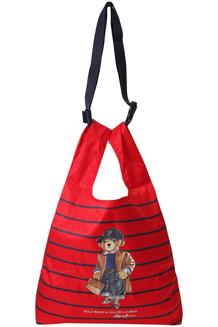 【ポロラルフローレン/POLO RALPH LAUREN】のボーダーベアベルト付きバッグ インテリア・キッズ・メンズ・レディースファッション・服の通販 founy(ファニー) 　ファッション　Fashion　レディースファッション　Fashion for Women　バッグ　Bags　ベルト&ウエストマーク　Belts & Waist Accessories　レイングッズ・傘・晴雨兼用傘　Umbrellas & Rain Gear　ハンカチ　Handkerchief, Hanky　ボーダー　Border, Stripe　傘　Umbrella, Parasol　時計　Watch, Wristwatch　レッド|ID: prp329100003624178 ipo3291000000032858951