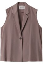 【ミディウミソリッド/MIDIUMISOLID】のtailored jilet ジレ brown|ID: prp329100003624183 ipo3291000000036759244