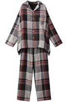 【キッドブルー/KID BLUE / MEN】の【MEN】トリプルガーゼブランケットチェックパジャマ 人気、トレンドファッション・服の通販 founy(ファニー) ファッション Fashion メンズファッション MEN トップス・カットソー Tops/Tshirt/Men ウォーム Worm チェック Check トリプル Triple パジャマ Pajamas ボトム Bottom ポケット Pocket リラックス Relax 人気 Popularity 長袖 Long Sleeve thumbnail ブラック|ID: prp329100003624188 ipo3291000000023822096