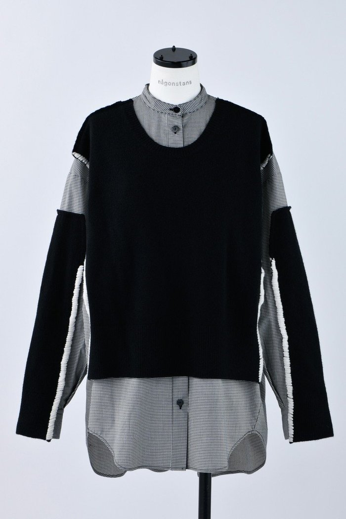 【ナゴンスタンス/nagonstans】のCombi SH/シャツ インテリア・キッズ・メンズ・レディースファッション・服の通販 founy(ファニー) https://founy.com/ ファッション Fashion レディースファッション WOMEN トップス・カットソー Tops/Tshirt シャツ/ブラウス Shirts/Blouses オックス Ox スリーブ Sleeve ロング Long |ID: prp329100003624203 ipo3291000000023822145