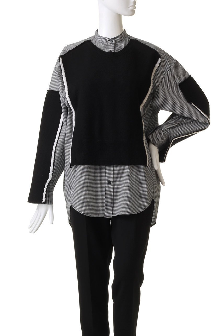 【ナゴンスタンス/nagonstans】のCombi SH/シャツ 人気、トレンドファッション・服の通販 founy(ファニー) 　ファッション　Fashion　レディースファッション　Fashion for Women　トップス・カットソー　Cut & Sew Tops　シャツ・ブラウス・オフィスカジュアル　Elegant Blouses & Button-Ups　オックス　Oxford Fabric　スリーブ　Sleeve, Long Sleeve / Short Sleeve　ロング　Long, Long-Length　other-2|ID: prp329100003624203 ipo3291000000036878154