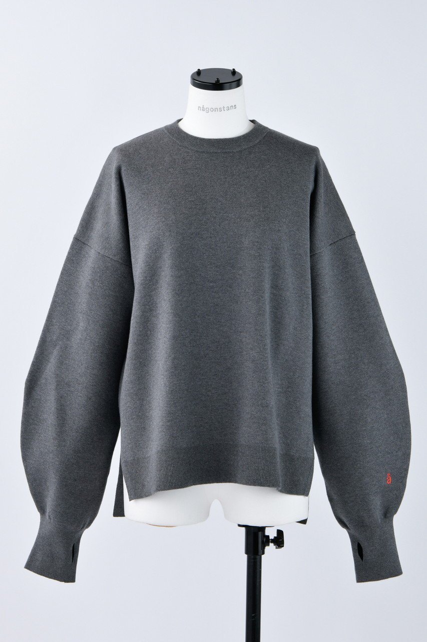 【ナゴンスタンス/nagonstans】のKnit P.O/プルオーバー インテリア・キッズ・メンズ・レディースファッション・服の通販 founy(ファウニー) 　ファッション　Fashion　レディースファッション　Fashion for Women　トップス・カットソー　Cut & Sew Tops　ニット　Knit Tops & Sweaters　カジュアルプルオーバー・ニットトップス　Pullovers & Knit Tops / Casual Pullovers　ワンポイント　One Point, Statement Accent　Stone|ID: prp329100003624204 ipo3291000000036531315