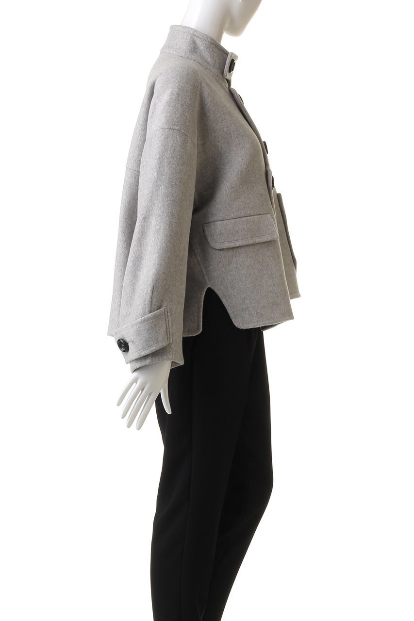 【ナゴンスタンス/nagonstans】のWO/Nyビーバー アシンメトリー Short Coat/コート 人気、トレンドファッション・服の通販 founy(ファニー) 　ファッション　Fashion　レディースファッション　Fashion for Women　アウター　Coat / Outerwear Collection　コート・ロングコート・ピーコート　Long Coats, Peacoats & More　おすすめ　Recommended / Our Picks　アシンメトリー　Asymmetrical Style　ショート　Short, Short Length　ドレープ　Drape, Draping Fabric　ポケット　Pocket, Pocket Detail　エレガント 上品　Elegant　other-3|ID: prp329100003624212 ipo3291000000035959712