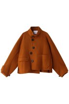 【ナゴンスタンス/nagonstans】のWOダブルフェイス アシンメトリー Short Coat/コート Cinnamon|ID: prp329100003624213 ipo3291000000032914732