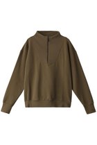 【ハンロ/HANRO】のハーフジップ 人気、トレンドファッション・服の通販 founy(ファニー) ファッション Fashion レディースファッション Fashion for Women トップス・カットソー Cut & Sew Tops おすすめ Recommended / Our Picks セットアップ Set-Up, Coordinated Outfit リラックス Relax, Relaxed Fit thumbnail カーキ|ID: prp329100003624284 ipo3291000000032843168
