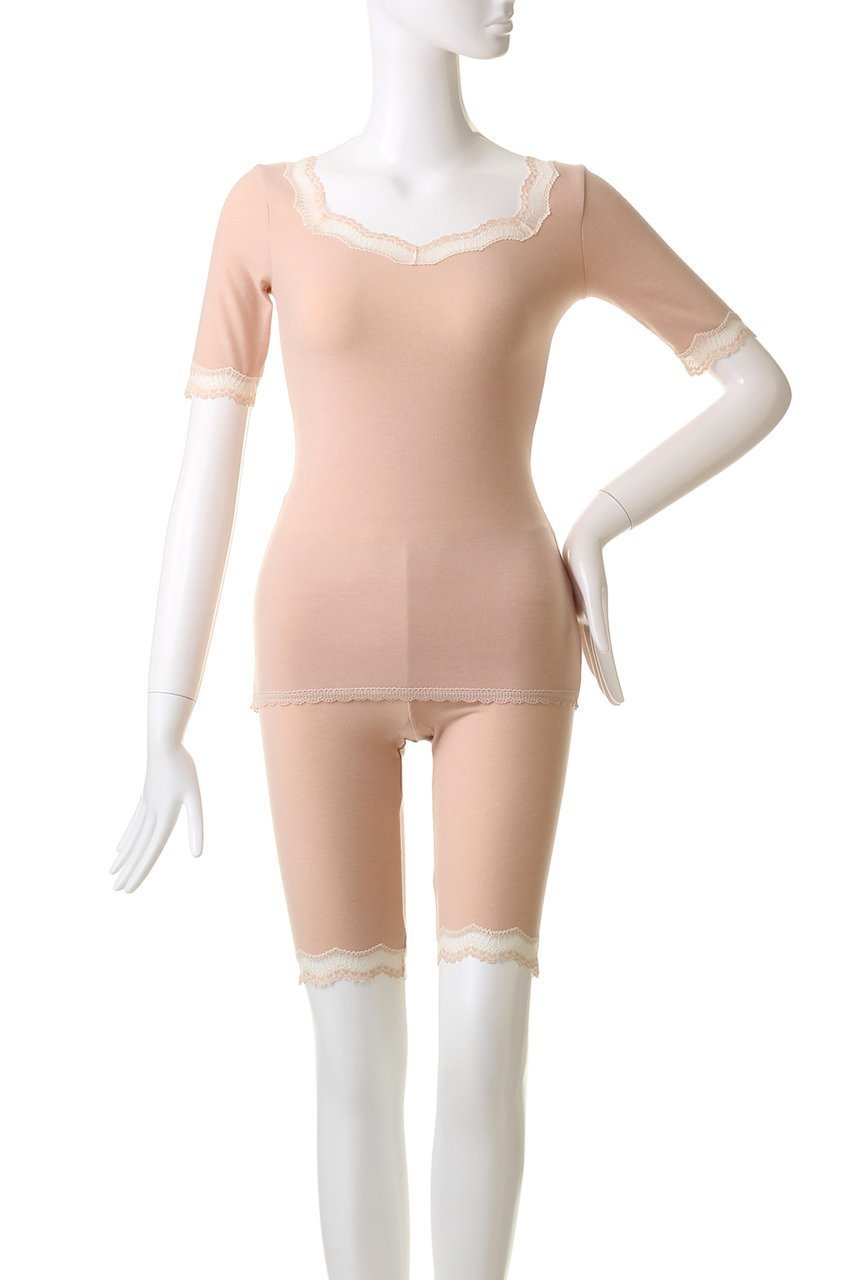 【キッドブルー/KID BLUE】の22起毛ベア天半袖インナー 人気、トレンドファッション・服の通販 founy(ファニー) 　ファッション　Fashion　レディースファッション　Fashion for Women　下着・ランジェリー　Lingerie & Intimates　その他ランジェリー・インナーアイテム　Other Lingerie / Intimates　おすすめ　Recommended / Our Picks　インナー　Innerwear　セットアップ　Set-Up, Coordinated Outfit　フィット　Fit, Slim Fit　ランジェリー　Lingerie, Intimate Wear　レース　Lace, Lace Fabric　半袖　Short Sleeve, Half Sleeve　A/W・秋冬　Autumn/Winter　other-2|ID: prp329100003624290 ipo3291000000035659322