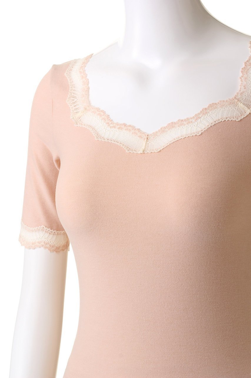 【キッドブルー/KID BLUE】の22起毛ベア天半袖インナー 人気、トレンドファッション・服の通販 founy(ファニー) 　ファッション　Fashion　レディースファッション　Fashion for Women　下着・ランジェリー　Lingerie & Intimates　その他ランジェリー・インナーアイテム　Other Lingerie / Intimates　おすすめ　Recommended / Our Picks　インナー　Innerwear　セットアップ　Set-Up, Coordinated Outfit　フィット　Fit, Slim Fit　ランジェリー　Lingerie, Intimate Wear　レース　Lace, Lace Fabric　半袖　Short Sleeve, Half Sleeve　A/W・秋冬　Autumn/Winter　other-5|ID: prp329100003624290 ipo3291000000035659327