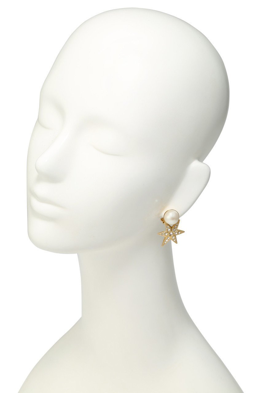 【アデル ビジュー/ADER bijoux】のSTARパールイヤリング 人気、トレンドファッション・服の通販 founy(ファニー) 　ファッション　Fashion　レディースファッション　Fashion for Women　ジュエリー　Jewelry　ファッションリング　Fashion Rings　イヤリング・フープ・ドロップタイプ　Hoop, Drop & Clip Earrings　イヤリング　Earrings　コレクション　Collection, Seasonal Line　パール　Pearl, Pearl Accent　メタル　Metal, Metal Parts　モチーフ　Motif, Design Theme　A/W・秋冬　Autumn/Winter　other-2|ID: prp329100003624301 ipo3291000000031396026